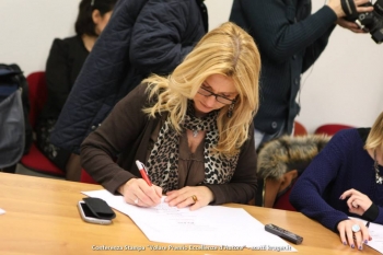 Cristina Gioacchini ai saluti dopo 13 anni di Parco del Conero