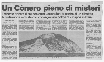 Pagine di memoria del Parco del Conero 