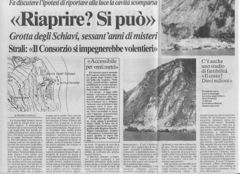 Pagine memoria 15 – La Grotta degli Schiavi