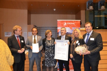 Il Vice Presidente Gilberto Stacchiotti all' indomani della cerimonia di consegna della CETS a Bruxelles